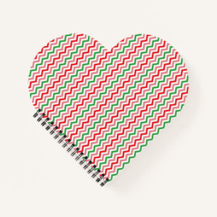 Watermelon Summer Zigzag Streifen Muster-56209 Notizbuch