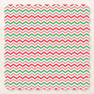 Watermelon Summer Zigzag Streifen Muster-56209 Untersetzer
