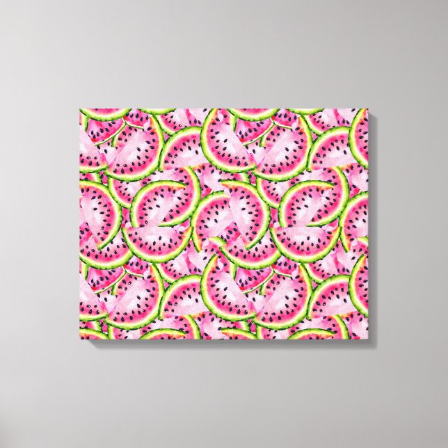 Watermelon Surprise Canvas Print Leinwanddruck (Vorderseite)