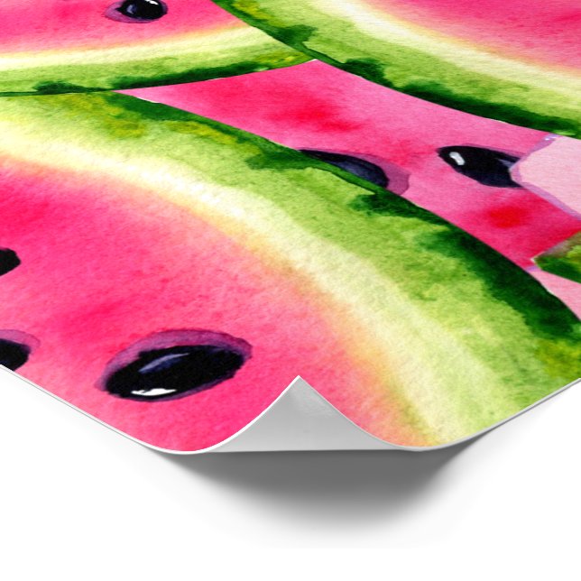 Watermelon Surprise Poster (Ecke)
