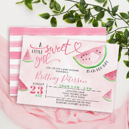 Watermelon Sweet Girl Baby Dusche Einladung