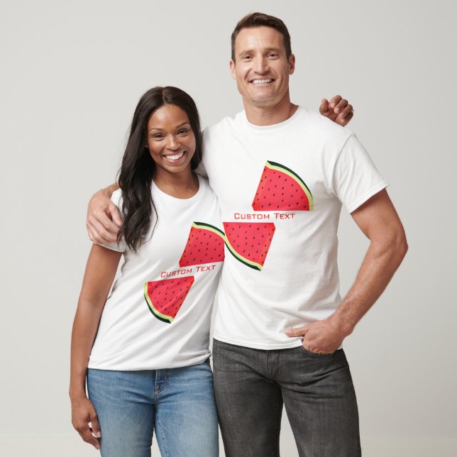 Watermelon T - Shirt Benutzerdefinierter Trexname (Unisex)