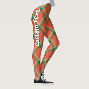 Watermelon Tartan Leggings