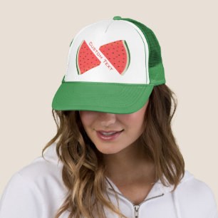 Watermelon Trucker Hat - Benutzerdefinierter Text Truckerkappe