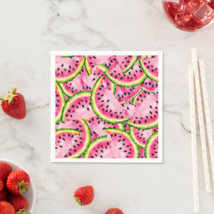 Watermelon Überraschungspapier Napkins Serviette