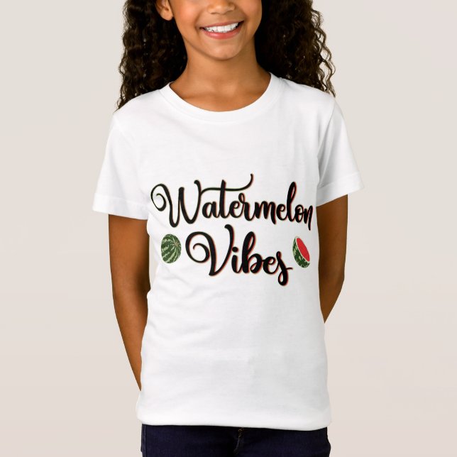 Watermelon Vibes - Summer Fruchtmelon T-Shirt (Vorderseite)