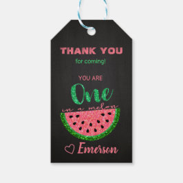 Watermelon Vielen Dank für Tag, One in a melon Geschenkanhänger
