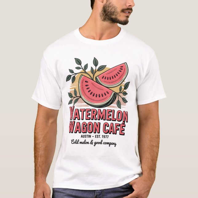 Watermelon Wagon Café T-Shirt (Vorderseite)