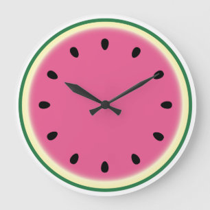 Watermelon Wall Clock Große Wanduhr