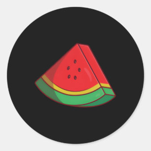 Watermelon Watermelons Obstnahrung Runder Aufkleber