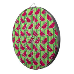 Watermelon Wedges Muster Dartscheibe