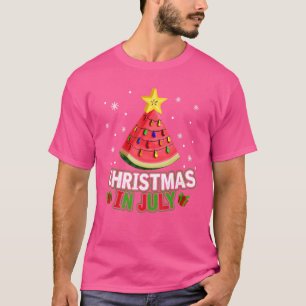Watermelon Weihnachten Baum Weihnachten im Juli So T-Shirt