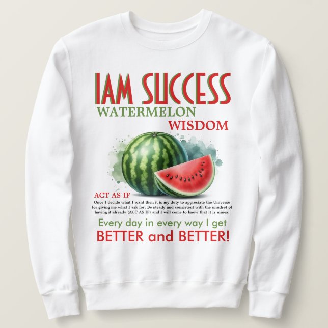 WATERMELON WISDOM SWEATSHIRT (Design vorne)