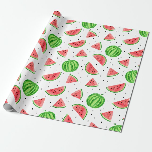 Watermelon Wrapping Paper - Red Geschenkpapier (Ungerollt)