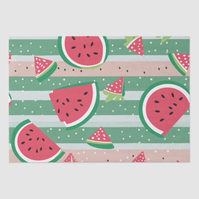 Watermelon Wrapping Paper Seidenpapier (Vorderseite)