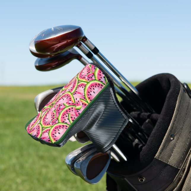 Watermelone Golf Club Golf Headcover (In Situ)