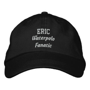 Waterpolo Fanatic Individuelle Name V08H Bestickte Baseballkappe