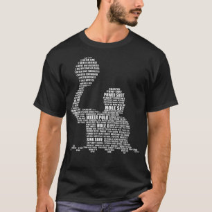 Waterpolo Player Word Cloud Water Polo Spieler Coa