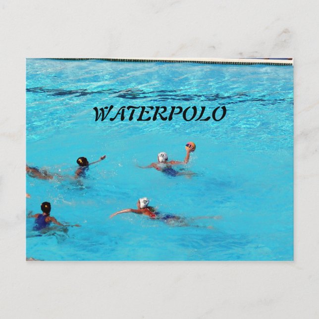 WATERPOLO POSTKARTE (Vorderseite)