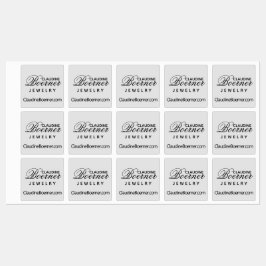 Waterproof Square Etiketten