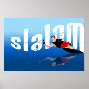 Waterski Plakat
