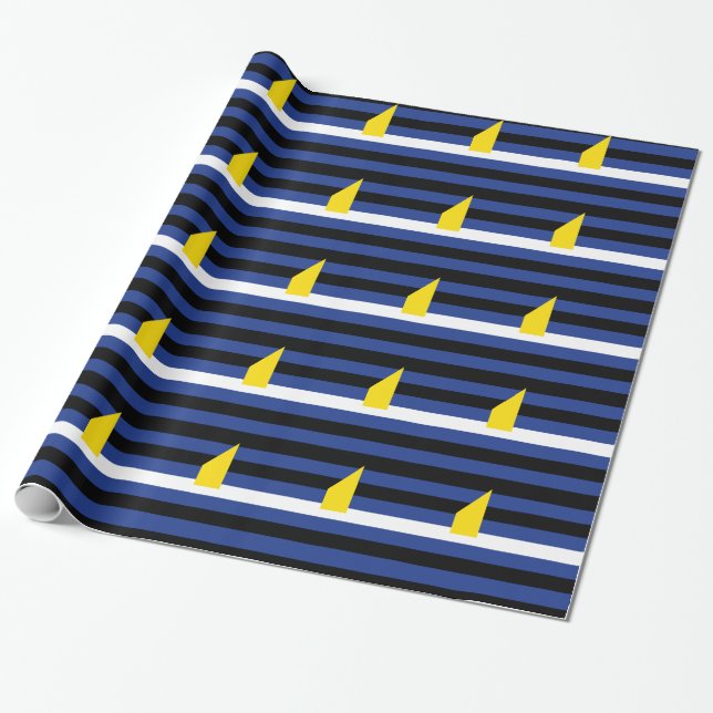 WATERSPORTS STOLZ-FLAGGE GESCHENKPAPIER (Ungerollt)