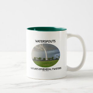 Waterspouts Naturschauspiele Zweifarbige Tasse