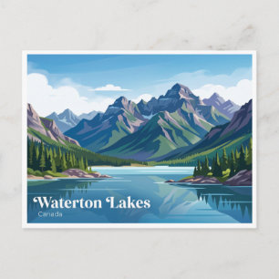 Waterton Lake Kanada Postkarte