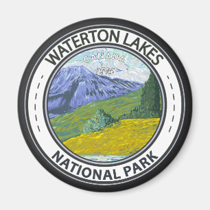 Waterton Lakes National Park Canada Abzeichen Magnet