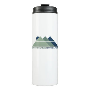 Waterton Lakes National Park Mountain Sun Thermosbecher