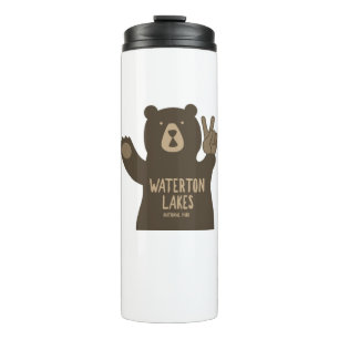 Waterton Lakes National Park Peace Bear Thermosbecher