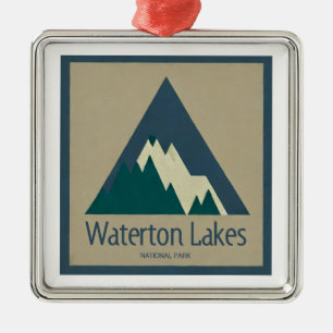 Waterton Lakes National Park Rustikal Ornament Aus Metall