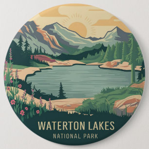 Waterton-Lakes-Nationalpark Button