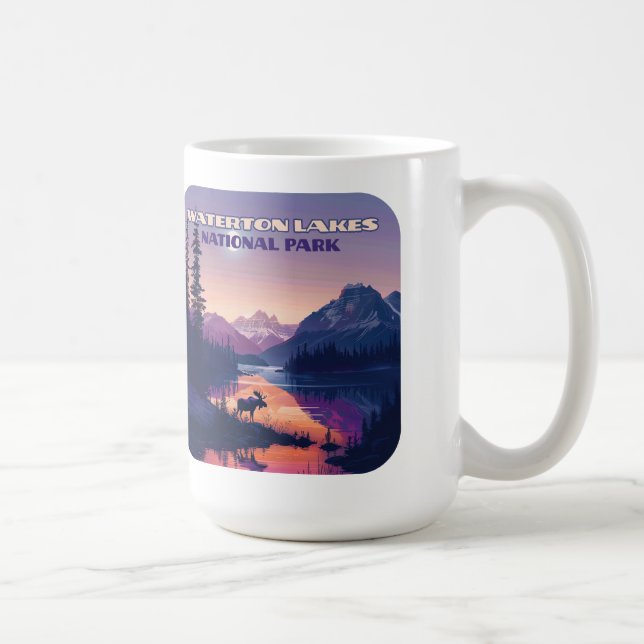 Waterton Lakes Nationalpark Kanada Alberta Kaffeetasse (Rechts)