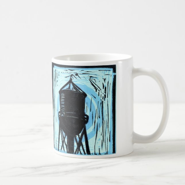 watertower Blau-Tasse Tasse (Rechts)