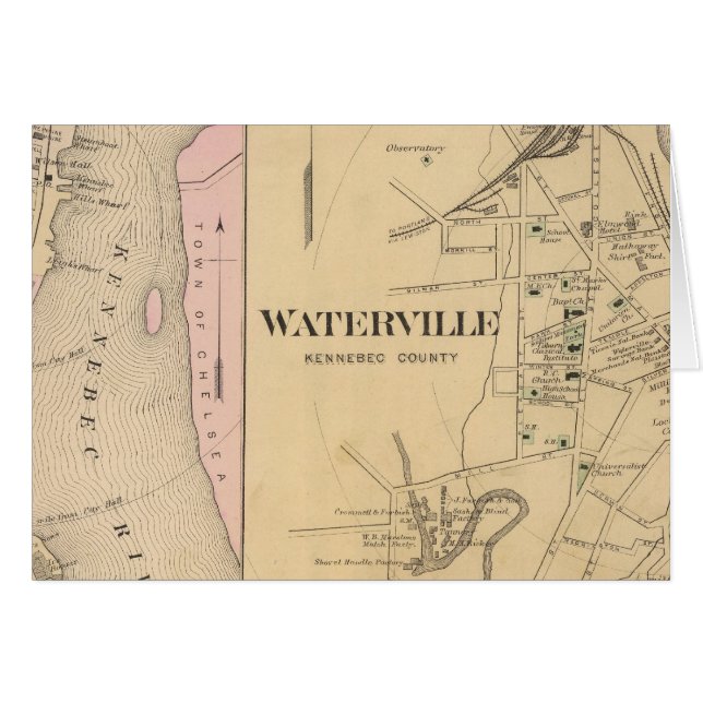 Waterville, Kennebec-Landkreis (Vorderseite (Horizontal))