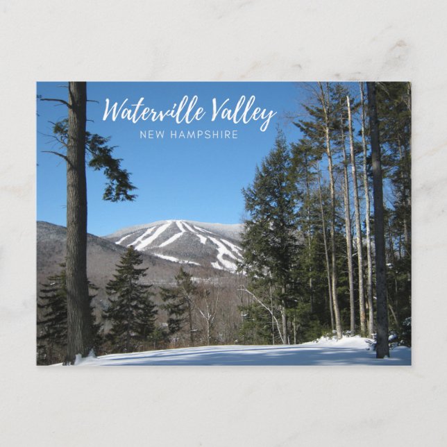 Waterville Valley New Hampshire Ski Resort Postkarte (Vorderseite)