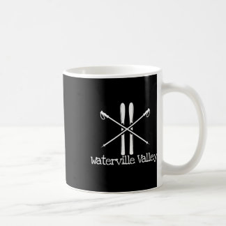 Waterville Valley Rustic Ski Skier Skier Skistöcke Kaffeetasse