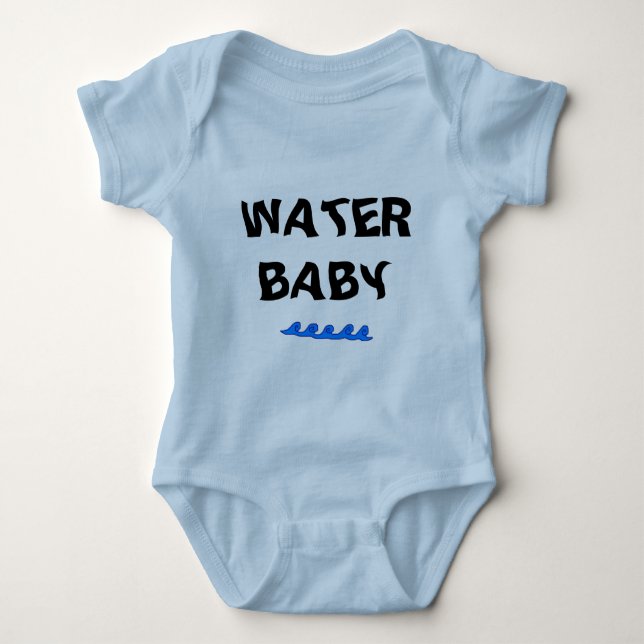 waterwave, Wasser-Baby Baby Strampler (Vorderseite)