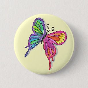 Watery Butterfly Button