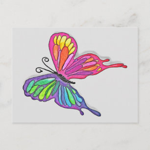 Watery Butterfly Postkarte