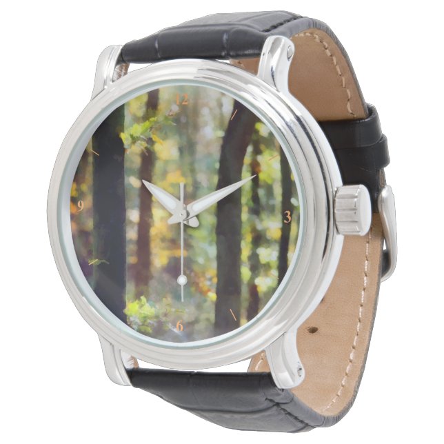 Watery Woods Armbanduhr (Schrägansicht)