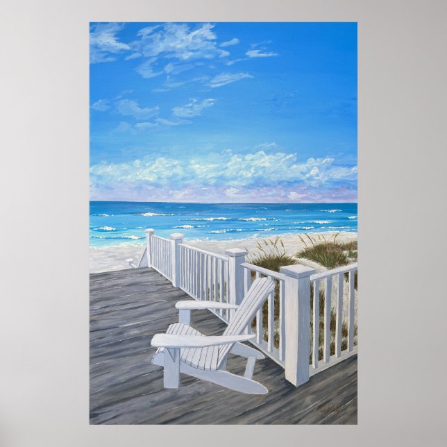 Wating 24" x 36" Poster Print (Vorne)