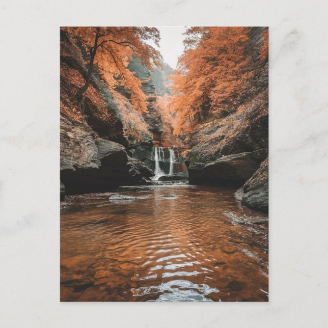 Watkins Glen Staat Park, Natur Postkarte (Vorderseite)