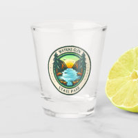 Watkins Glen Staat Park New York Emblem Vintag
