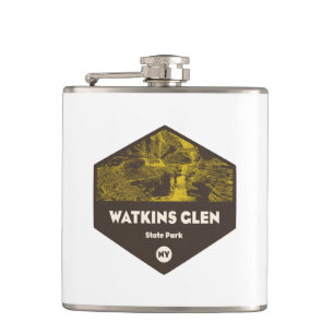 Watkins Glen Staat Park New York Flachmann