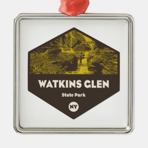 Watkins Glen Staat Park New York Ornament Aus Metall