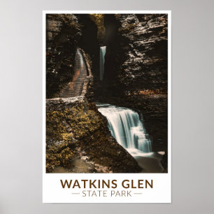 Watkins Glen Staat Park New York Poster