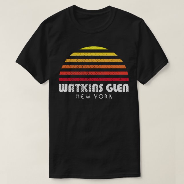 Watkins Glen Staat Park New York T-Shirt (Design vorne)