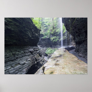 Watkins Glen, Watkins Glen Staat Park, New York Poster